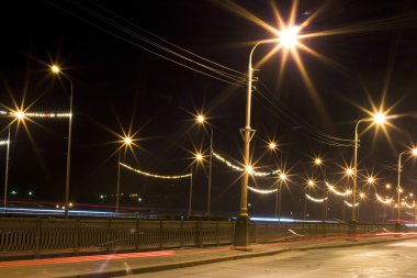 gece şehir sahne.