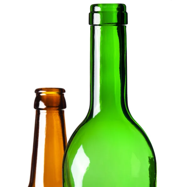 Бутылка с капельками воды — стоковое фото