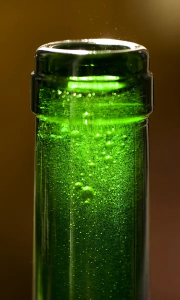 Csepp víz palack — Stock Fotó