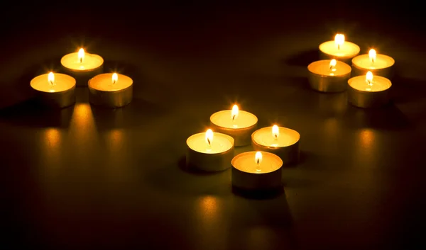Spa candles — Stock Photo, Image