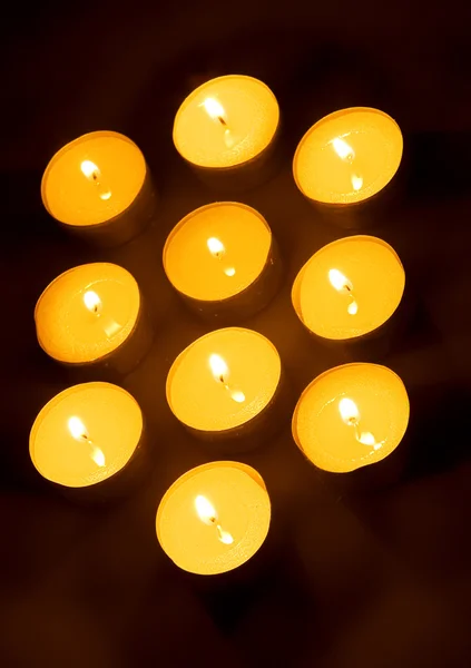 温泉蜡烛 — 图库照片
