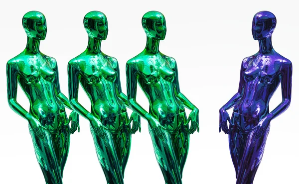 stock image Mannequins standing