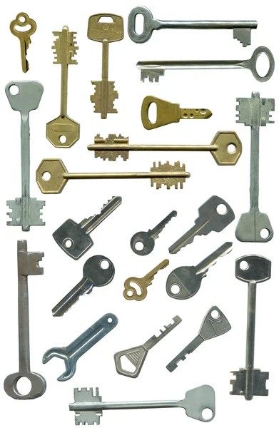 Conjunto de chaves reais — Fotografia de Stock