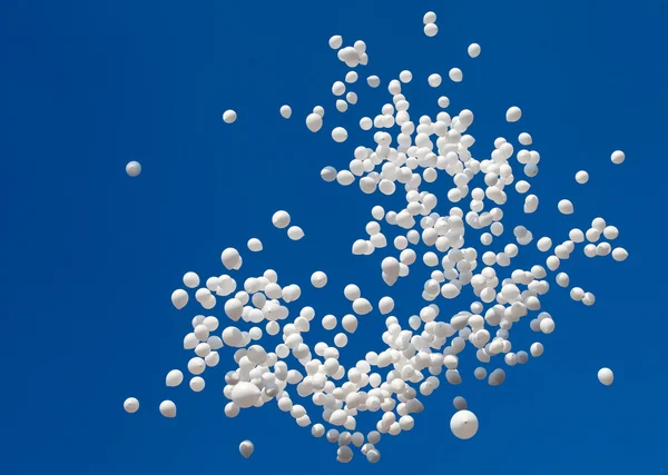Balony odejść do nieba — Zdjęcie stockowe