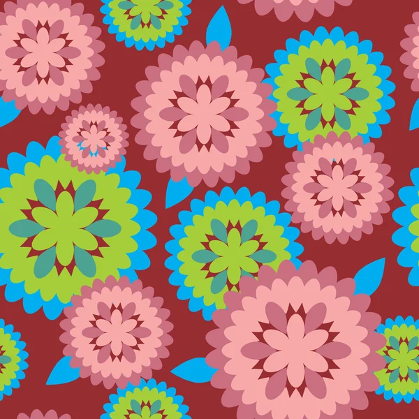 Hermoso patrón floral — Vector de stock