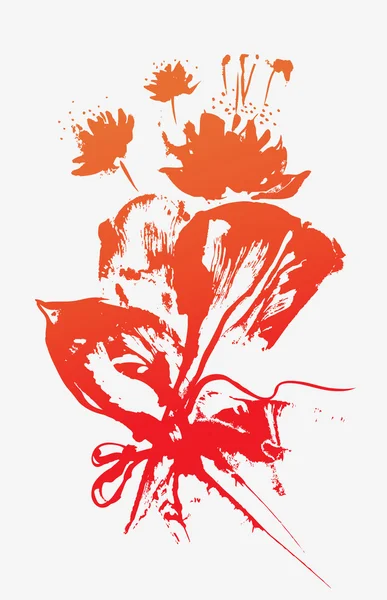 Bouquet de fleurs de caniche — Image vectorielle