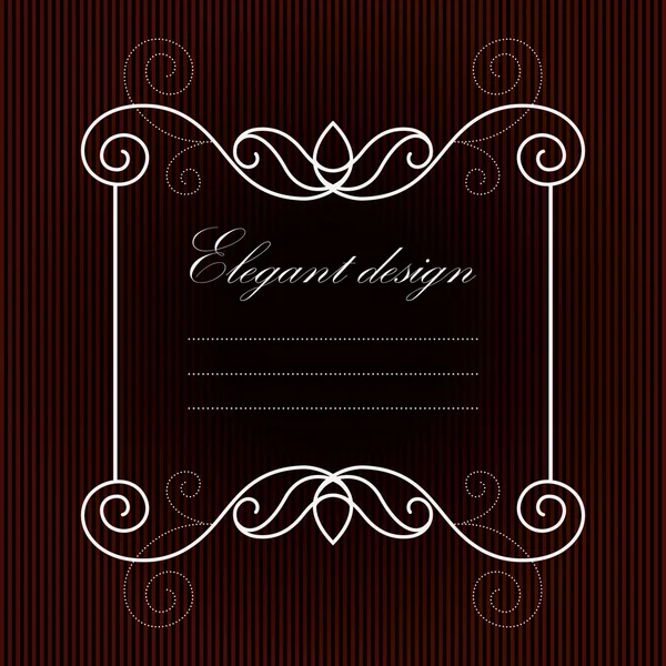 stock vector Elegant frame