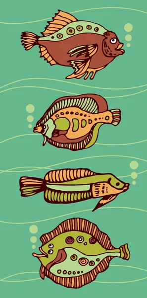 Balıklar — Stok Vektör