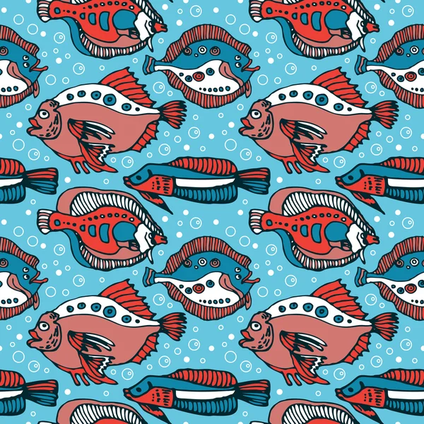 Fish pattern — Stock Vector