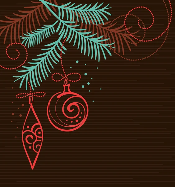 优雅的圣诞背景 — 图库矢量图片