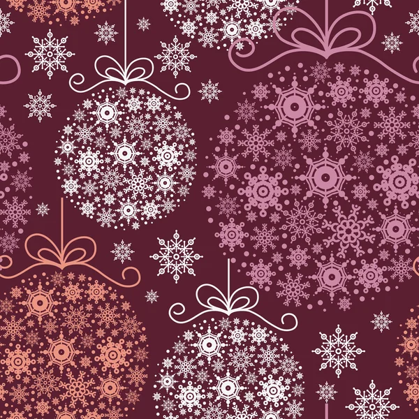 Seamless christmas background — Stock Vector
