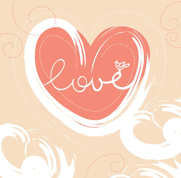 Card of valentine day — Stock Vector