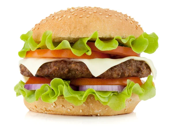 Čerstvé burger — Stock fotografie