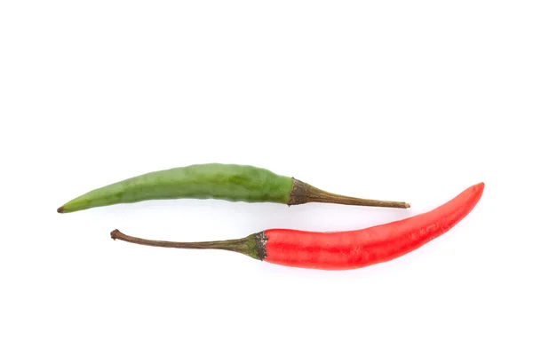 stock image Red and green chili peppers