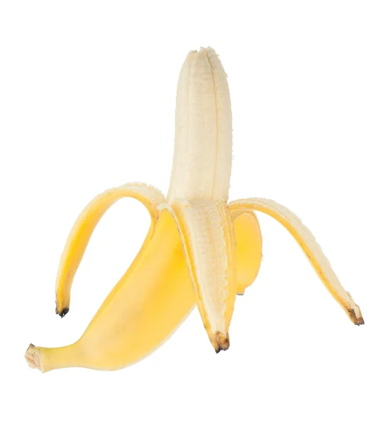 Открытый банановый фрукт — стоковое фото
