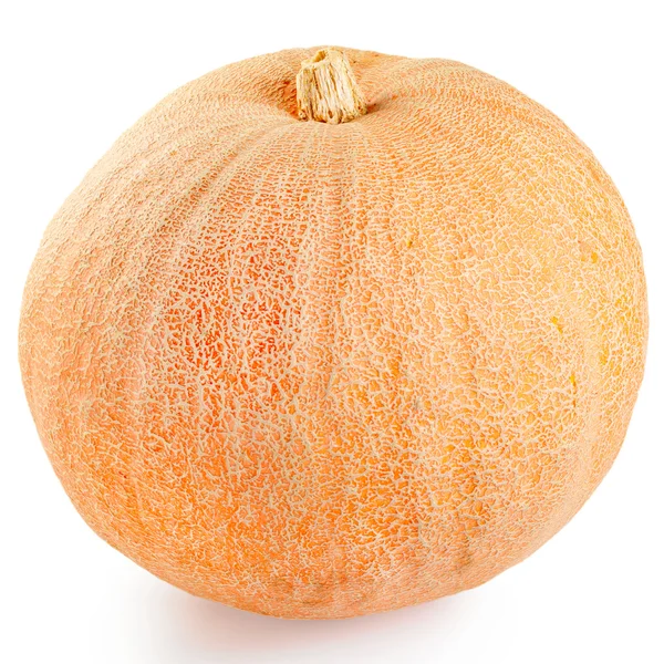 Abóbora laranja isolada em branco — Fotografia de Stock