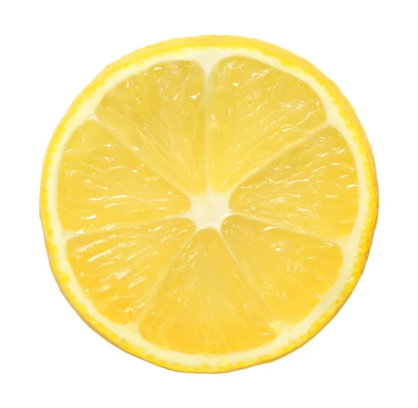 Slice of lime on white background — Stock Photo, Image