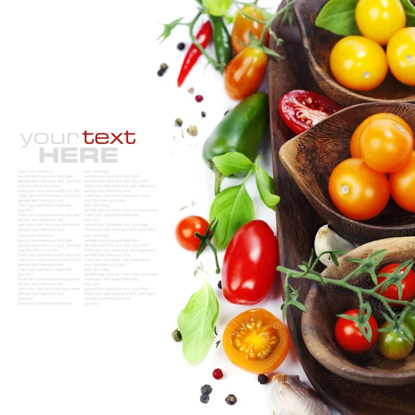 Taze organik domates — Stok fotoğraf