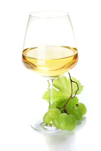 Lampka z białego wina i moszczu winogronowego — Zdjęcie stockowe