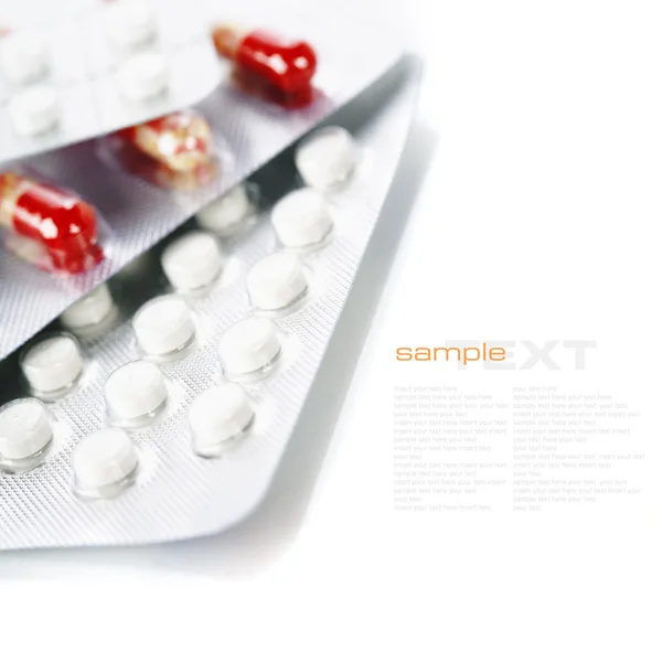 Envases de diferentes píldoras —  Fotos de Stock