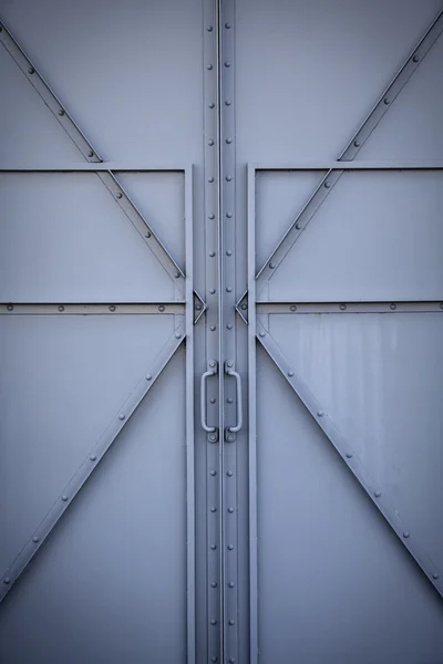 Puerta de metal — Foto de Stock