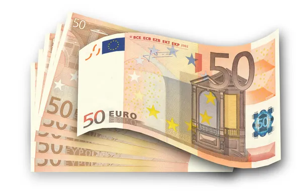50 Euro bills — Stock Photo, Image