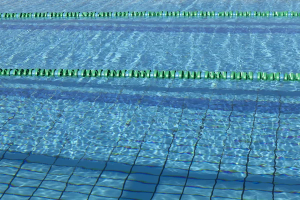 Swimming pool lanes — Stock Photo, Image