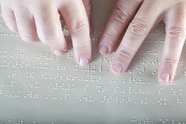 Braille-írás módszer — Stock Fotó