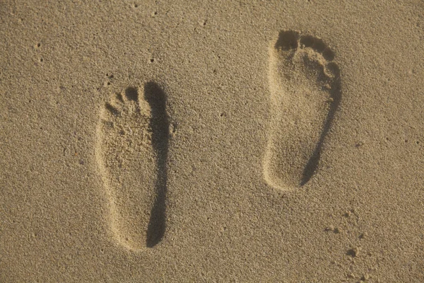 Human footmarks — Stock Photo, Image