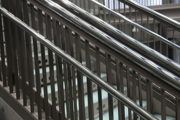 Modern metallic stairs — Stock Photo, Image