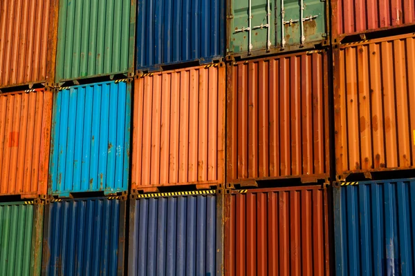 Containere de marfă — Fotografie, imagine de stoc