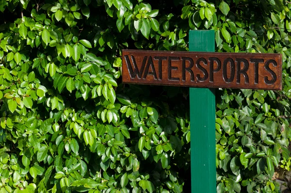Watersports sign — Stock Photo, Image