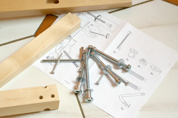 Building instructions — Stock Photo, Image