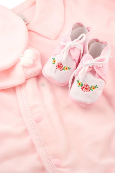 Bebê dorminhoco botas — Fotografia de Stock