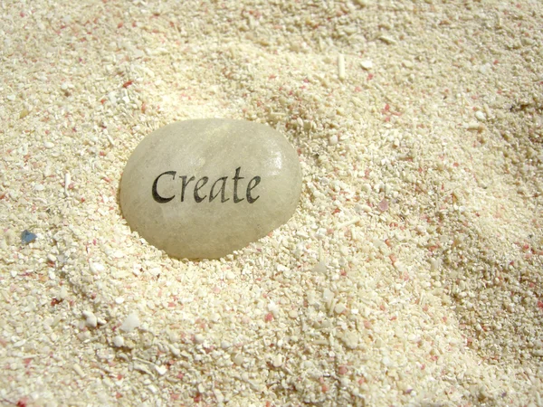 Criar pedra — Fotografia de Stock