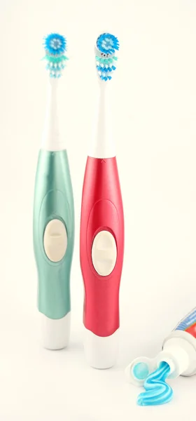 Elektriska tootbrushes — Stockfoto
