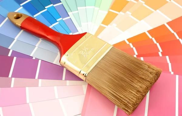 Paint swatches Stock Image