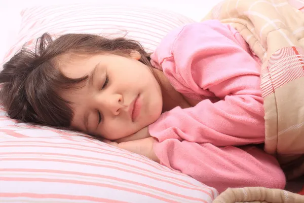 Mała dziewczynka przed snem — Zdjęcie stockowe