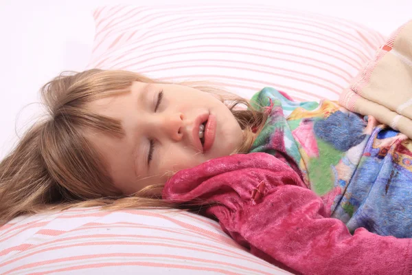 Little girl bedtime — Stock Photo, Image