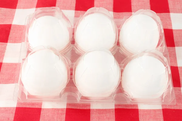 Huevos blancos — Foto de Stock