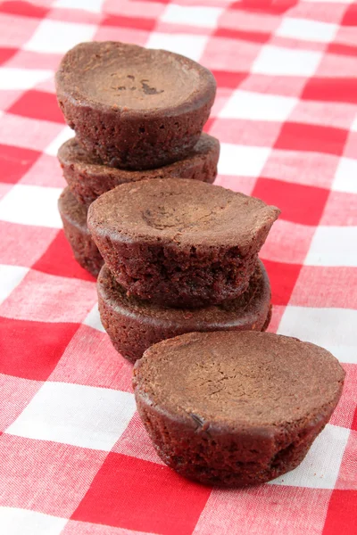 Pequeños brownies — Foto de Stock