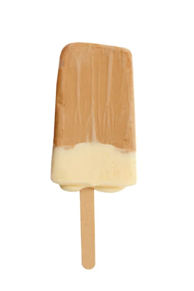 スティック上のキャラメル アイス クリーム バー — ストック写真