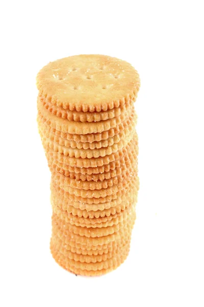 Pilha de biscoito dourado — Fotografia de Stock