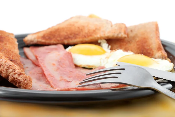 베이컨과 계란 아침 식사 — 스톡 사진