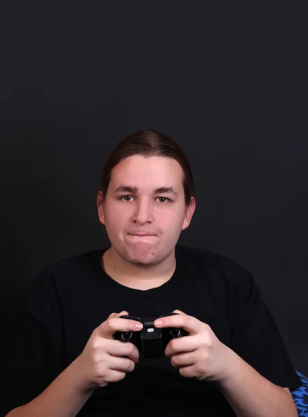 Adolescente jogador de vídeo game — Fotografia de Stock