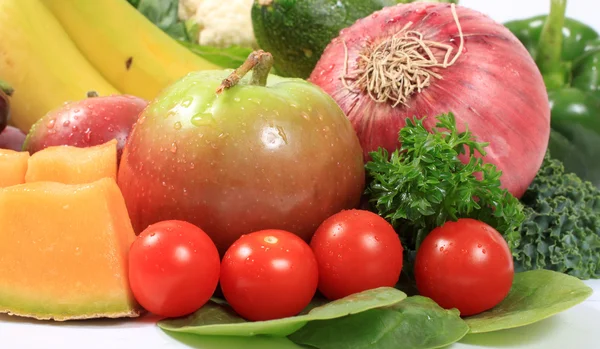 Υγιή φρούτα και λαχανικά — Φωτογραφία Αρχείου
