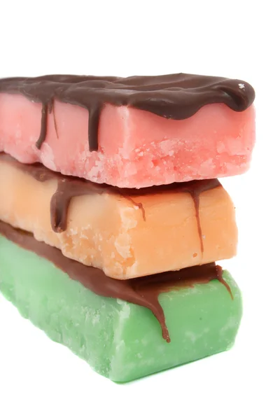 Fudge bars in different colors — Stock Photo, Image