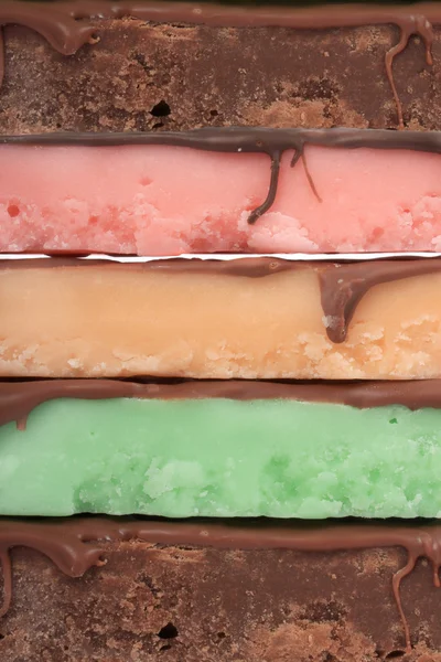 Fudge bars in different colors — Stock Photo, Image