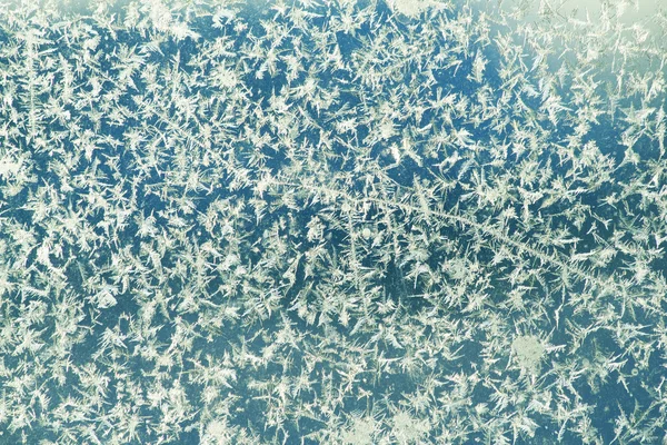 Szkło lodowe płatki śniegu — Zdjęcie stockowe