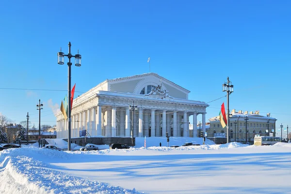 São Petersburgo. Construção de bolsas — Fotografia de Stock